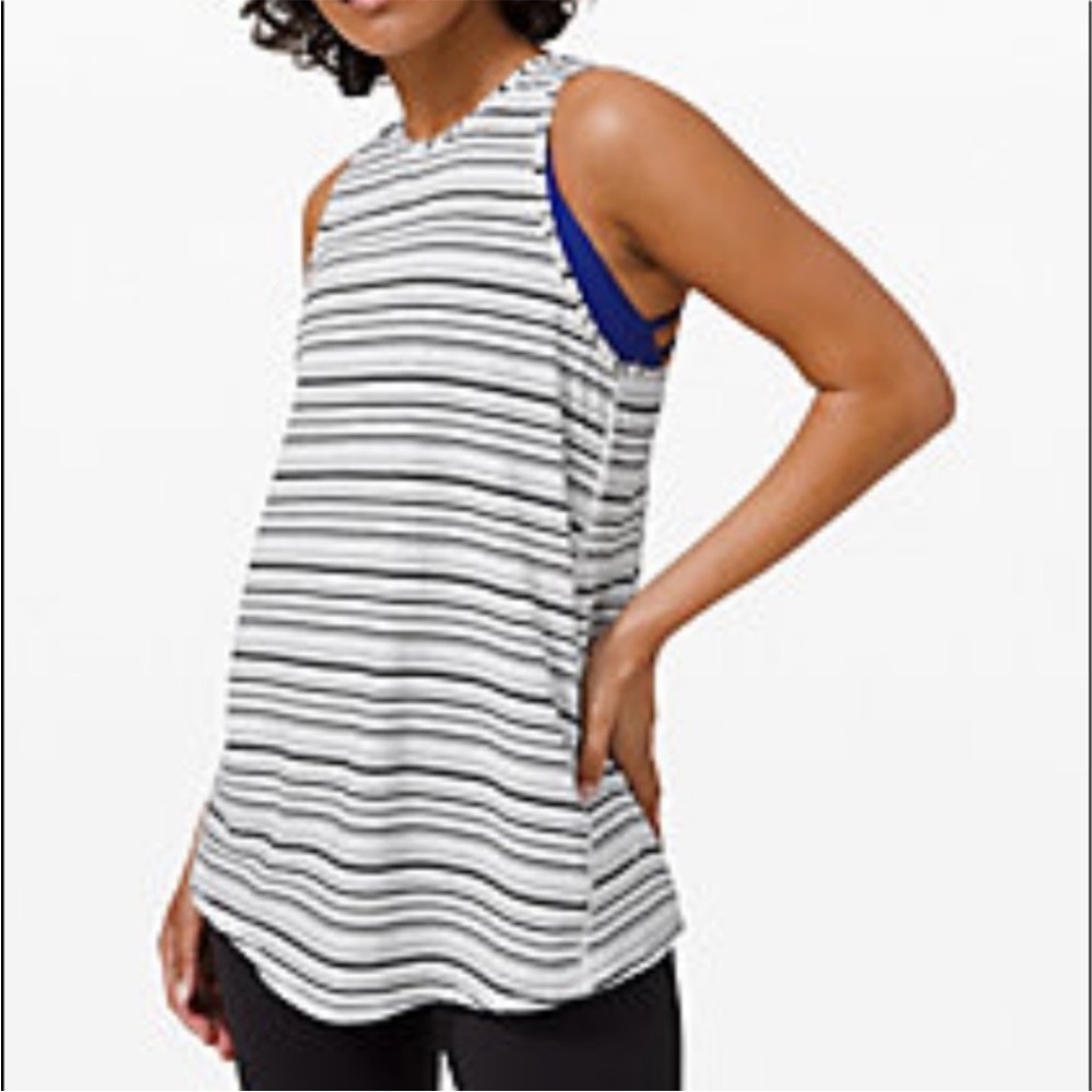 Lululemon all tied up workout top
